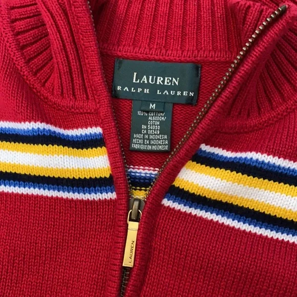 Ralph Lauren vintage pullover zip - Picture 2 of 3
